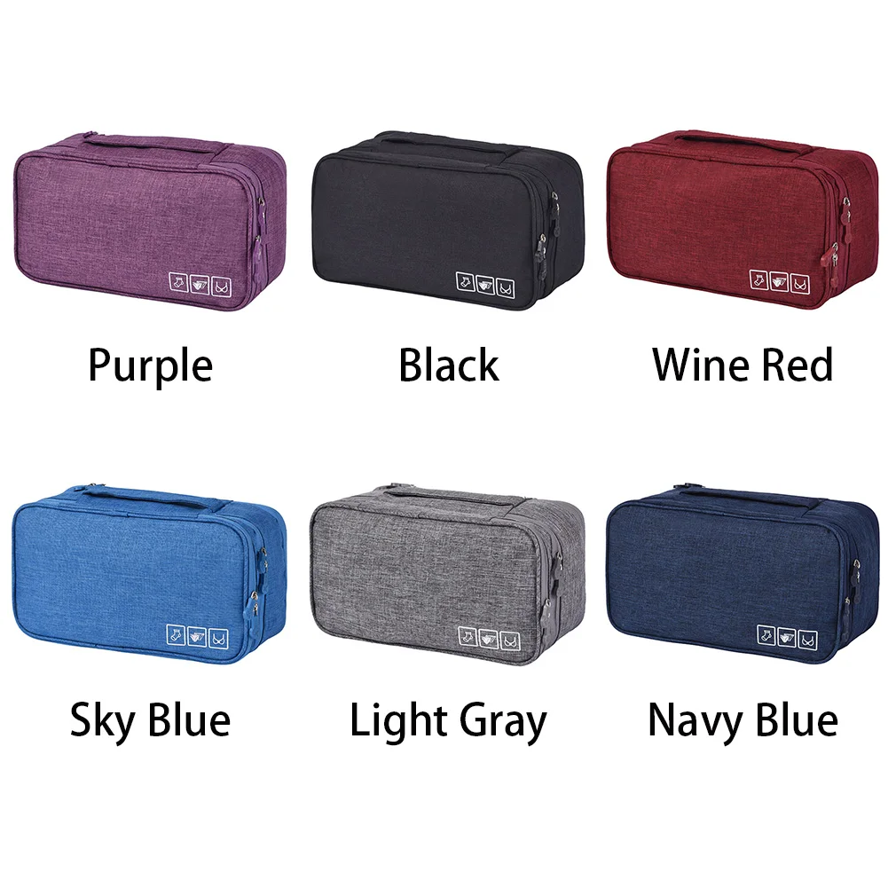 Drawer Organizers Briefs Underwear Cloth Case Travel Dividers Portable Box Solid Accessories Wardrobe Bra Storage Bag Socks