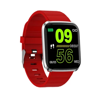 

116 Pro Smartwatch Fitness Bracelet Tracker 1.3" Color Screen IP67 Waterproof Heart Rate Monitor Bluetooth 4.0 Sports Wristwatch