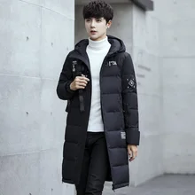 Мужская куртка, пальто новая зимняя человек в модный Джокер длинная хлопковая куртка с коттоновой подкладкой с утепленная куртка M323 P105