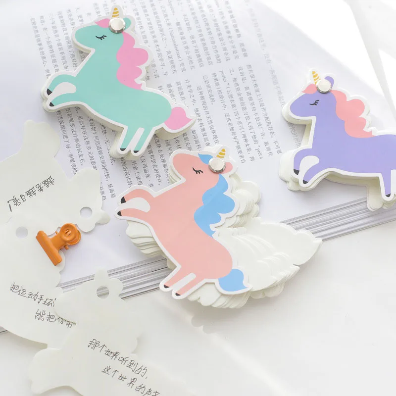 

Creative Unicorn Memo Pad Post Note Kawaii Cactus Planner Notepads For Writing Gift Cute Stationery Office School Supplies