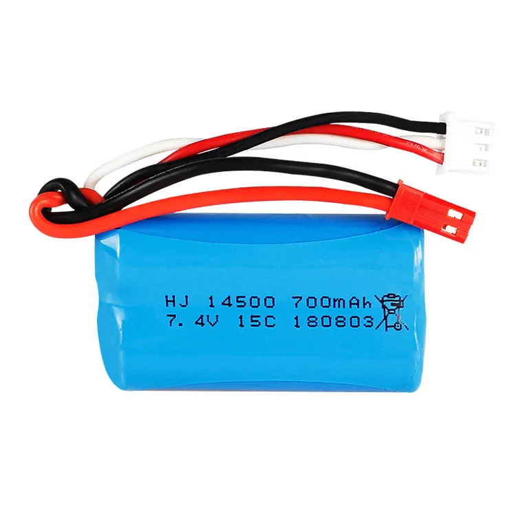 Ewellsold FT007 RC سباق قارب حلج أجزاء 7.4 V 700 mah ليثيوم بوليمر بطارية 2 قطعة/الوحدة شحن مجاني