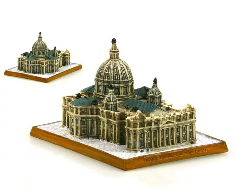 

Italy St. Peter's Basilica Creative Resin Crafts World Famous Landmark Model Tourism Souvenir Gifts Collection Home Decor