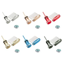 Металлический Micro usb порт для зарядки+ порт для наушников пылезащитный Разъем для мобильного телефона Android 3,5 мм заглушка для порта гарнитуры извлечение карты Pin