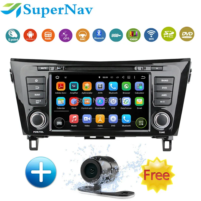 Авторадио bluetooth автомобильный радиоприемник для Nissan Qashqai X-Trail 2012-2015 с 3 Г Wi-Fi MirrorLink