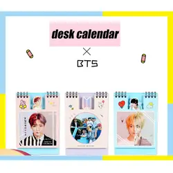 Kpop 2019 Новый Bts пуленепробиваемый Jongens Rond De Desktop Kleine Kalender календарь альбом Moet Dezelfde Paragraaf фото