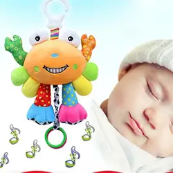 Новые детские забавы милые плюшевые игрушки мягкие красочные животных Краб плюшевые куклы для детей Детские коляски игрушки для кроватки