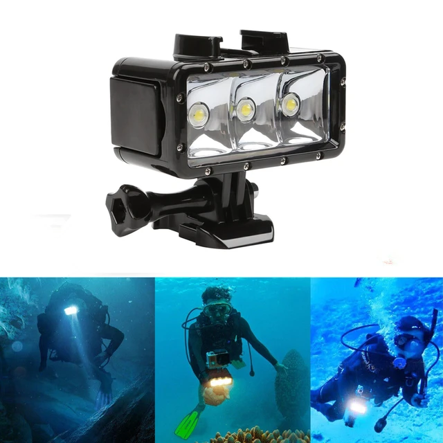30m Underwater Light Waterproof Diving LED Video Spot Light 300LM Lamp