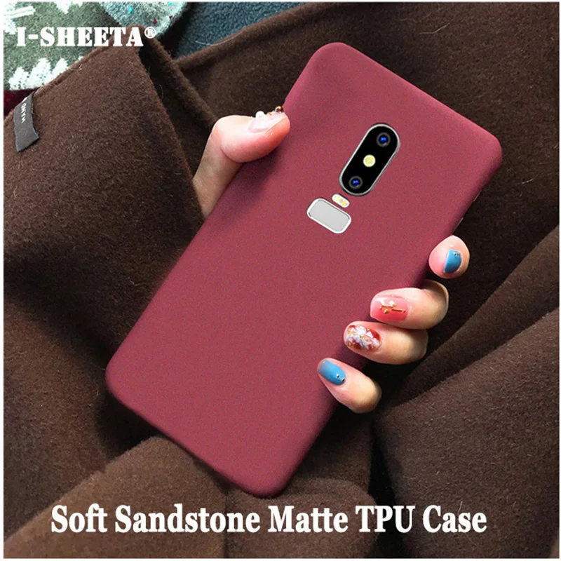 Shockproof Sandstone Matte Back Cover For OnePlus 6 6T 5 5T 1+6T 1+6 1+5T 7 Pro Soft Gel Rubber Silicone TPU Anti-knock Case |