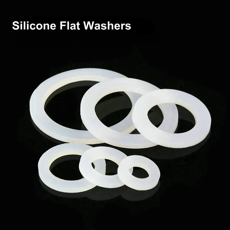

Silicone Flat Gaskets Silicone Flat Washers MVQ Washer Rings Flat Hose Washers