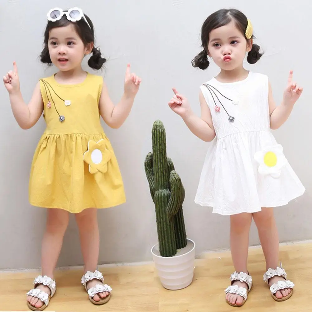 

Girls Fashion Sleeveless Princess Cute Dress