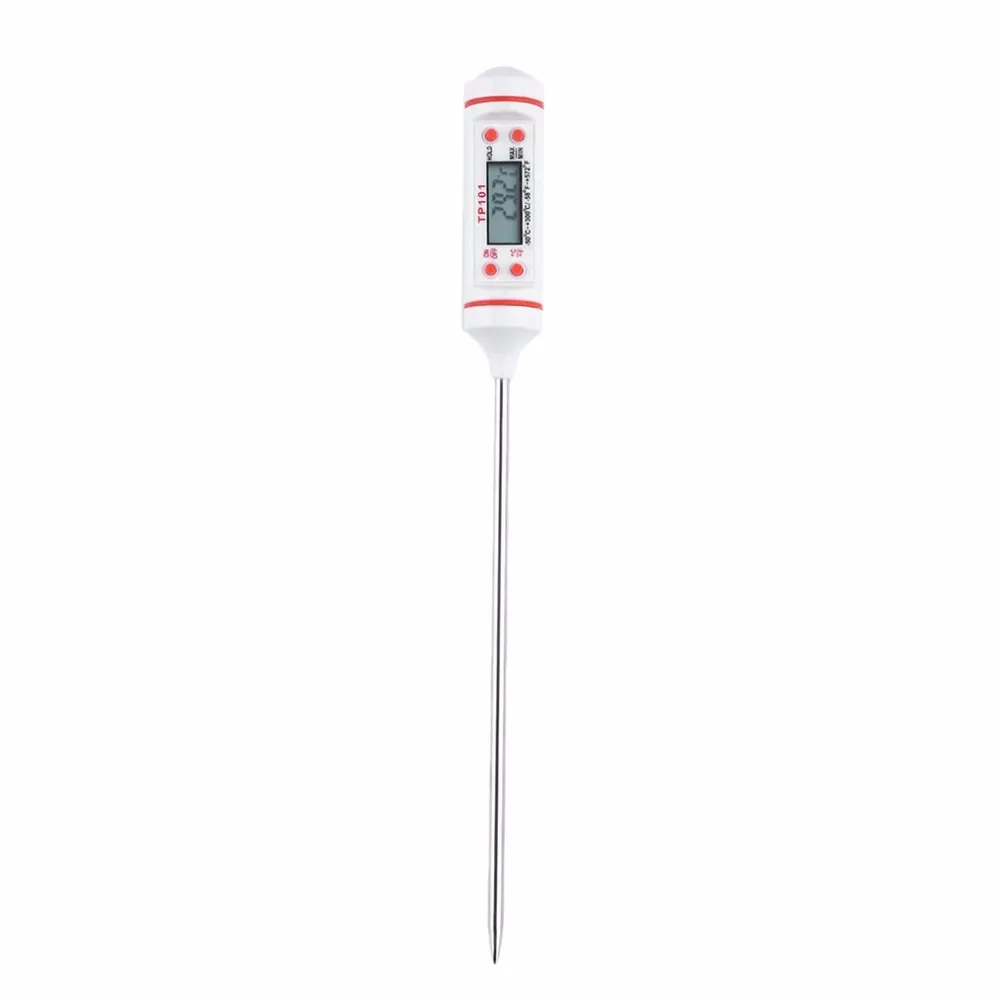 

Stylish Thermometer LCD Display Digital Probe Cooking Thermometer Food Temperature Sensor Electronic Tool For BBQ Kitchen