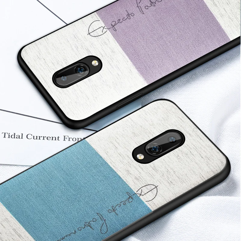 Чехол MOFi для Oneplus 7 чехол задняя крышка 1 + Pro ударопрочный мягкая хлопковая ткань
