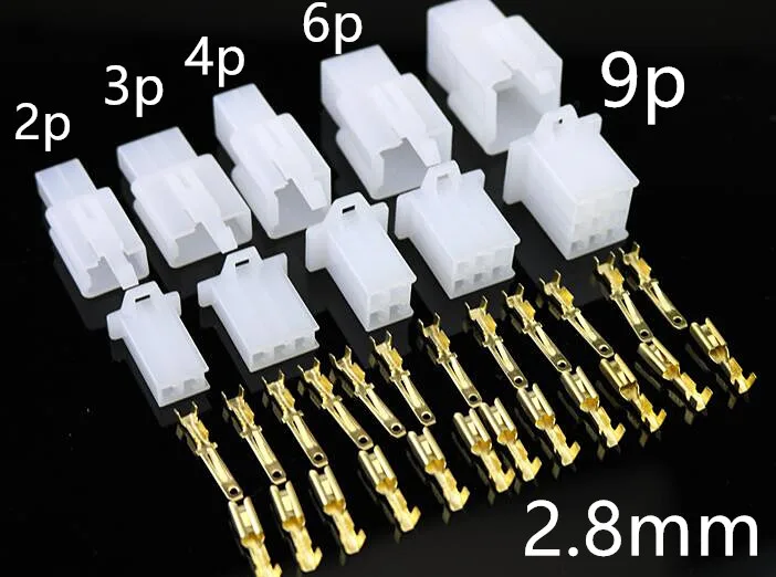 5 компл./лот 2.8mm2 возраст: 3 4 6 9 pin автомобильные 2 8 электрический провод разъем