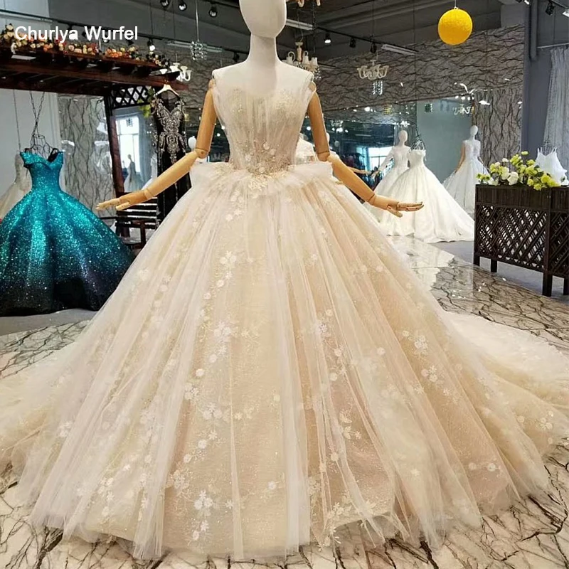 LS88661 сексуальное без бретелек платье венчания шампанского 2018 безрукавное мантия