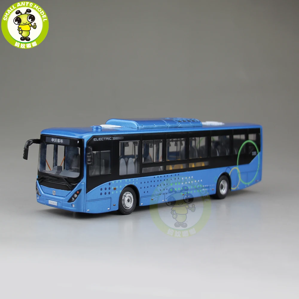 1/64 Китай Volvo городской автобус SWB6128BEV электрический автобус литой автобус модель автомобиля игрушки для детей Детский подарок