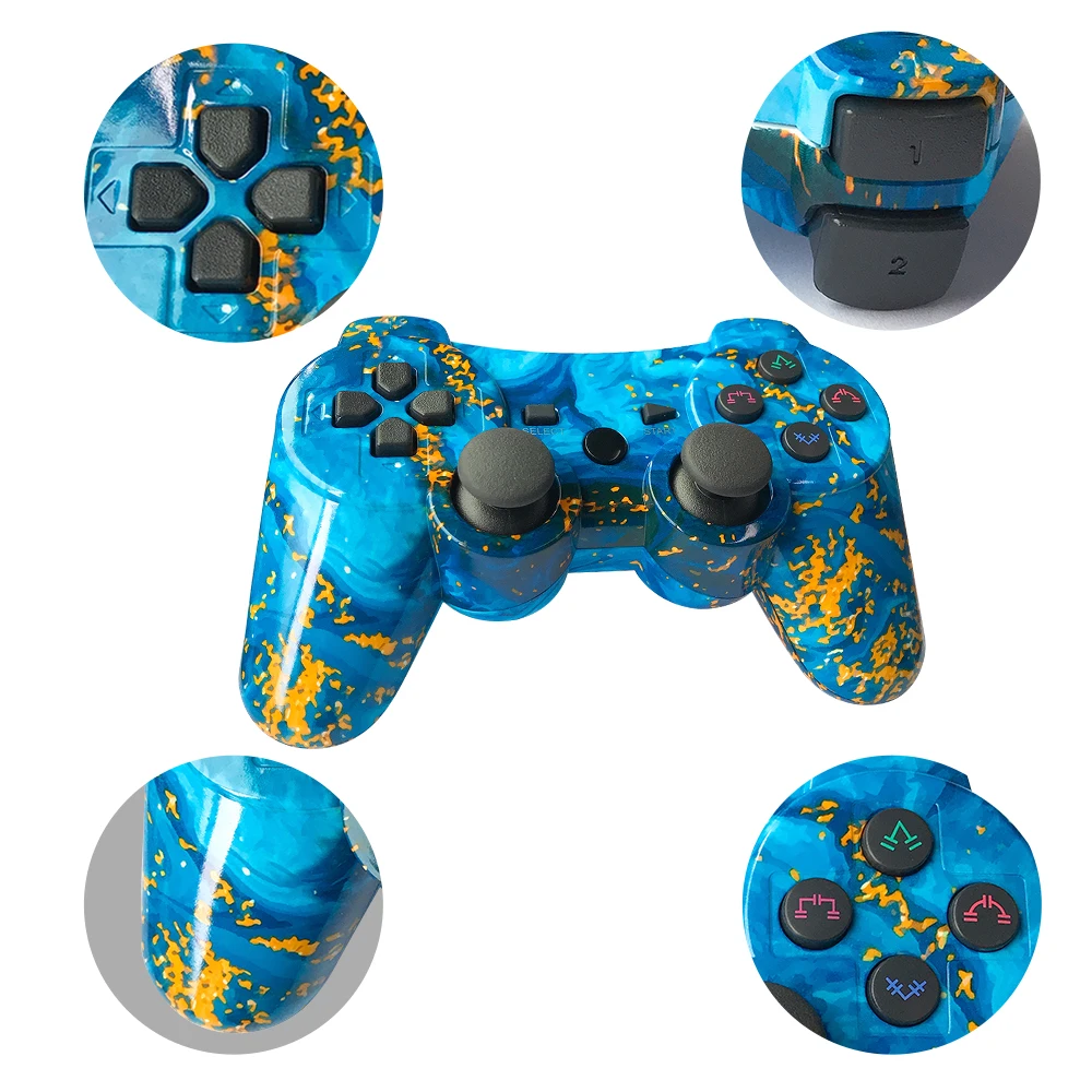 Bluetooth для Sony Playstation 3/ps2/ПК контроллер беспроводной геймпад джойстик Playstation3 SIXAXIS 12