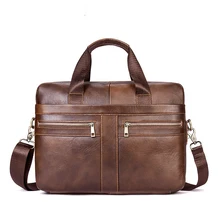 Европейский и американский деловой мужской портфель из натуральной кожи, мужская сумка, Большая вместительная мужская сумка, сумки на плечо