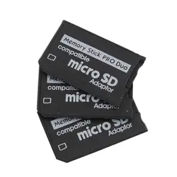 3 шт TF Преобразования MS держатель для карт 128 Мб до 2 Гб Micro SD Micro S адаптер конвертер карты коробка КПК и цифровых камер