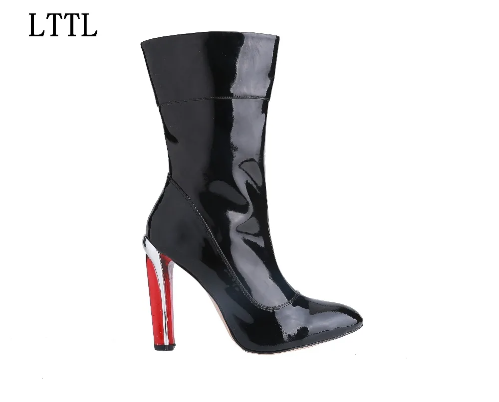 2016 Newest High Quality Winter font b Boots b font Spring Autumn Woman High Heel font