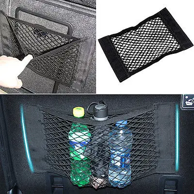 Car Auto Net Mesh Storage Bag Organizer BagBack Rear Trunk Seat Elastic String Pocket Cage Car Auto Net Mesh Storage Bag Organizer BagBack Rear Trunk Seat Elastic String Pocket Cage