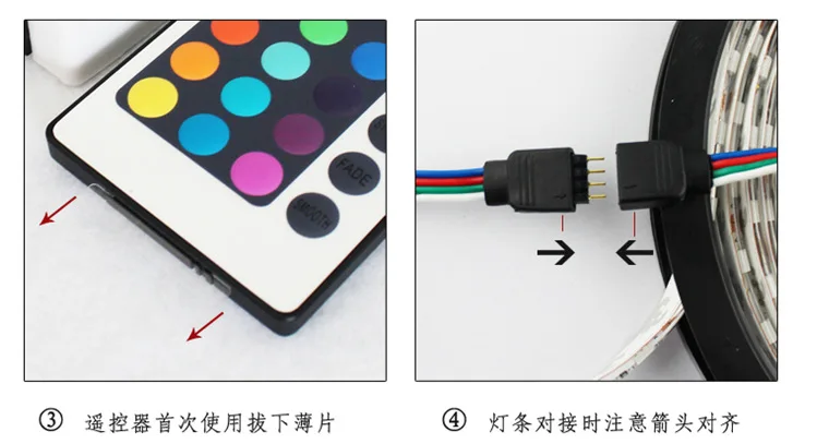 Креативная Гибкая водостойкая Светодиодная лента RGB ТВ фон освещение 7 цветов USB