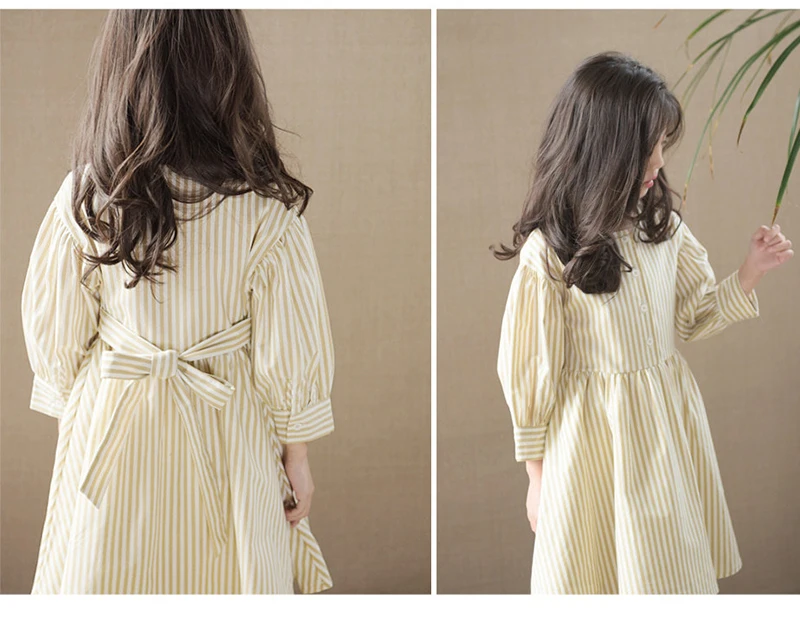Teen Girl Long Shirts Dresses Casual 2019 Autumn Spring Tops Stripe Cotton Ruffles Little Children Dress Girls School Clothing  4 5 6 7 8 9 10 11 12 13 14 15 16 17 years big  children dresses girls new 2019 girl dress (3).jpg