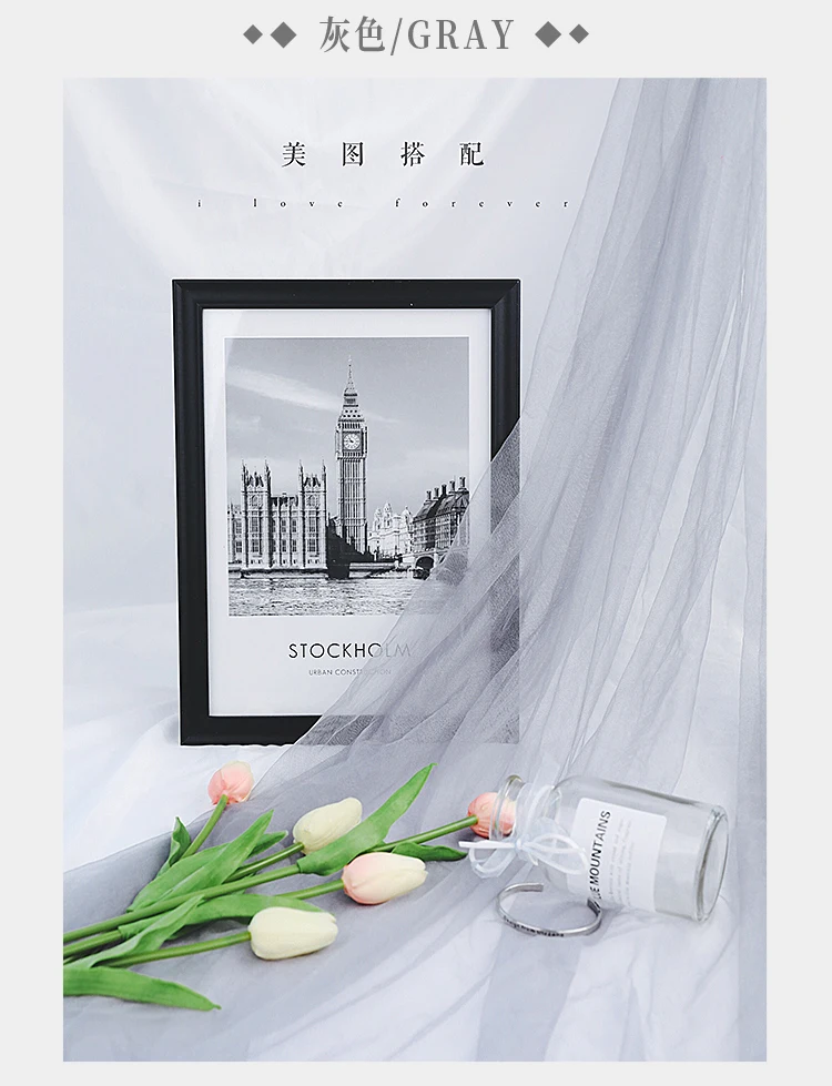 

Photography Backdrops Photo Shooting Background Pretty Gauze Cloth for Beauty Fingernail Earrings Bracelet Cosmetic Mini Items