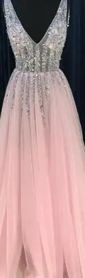 pink 604 Sky Blue Celebrity Dresses selena gomez Sexy Backless Elegant See Through High Split celebrity evening dresses Vestido de Festa - Цвет: pink 604