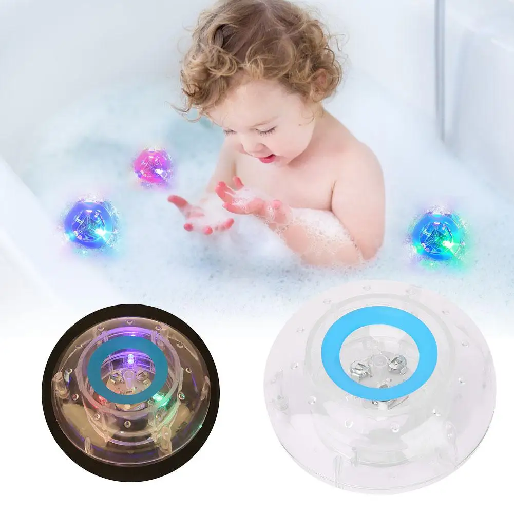 

Waterproof Kids Bath Toy Upgraded Light-up Toy LED Light Baby Shower Toy Children Floating Light Toys Educational Boat Pool Fun