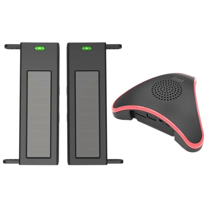 

Solar Wireless Driveway Alarm System- 1/4 Mile Long Transmission Range- 190 Feet Wide Sensor Range- No Wiring No Need Replace
