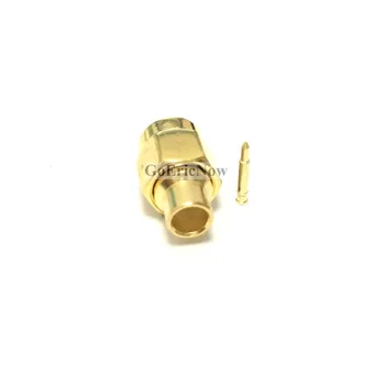 

100 pcs Gold SMA Male Plug Connector for RG402 Adapter
