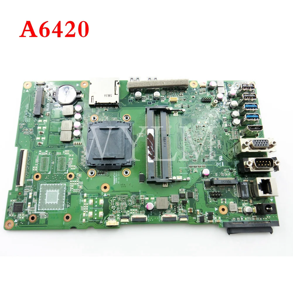 

A6420 All-in-one motherboard REV1.2 For ASUS A6420 MAIN BOARD Desktop mainboard 90PT01B0-R02000 Tested Working free shipping