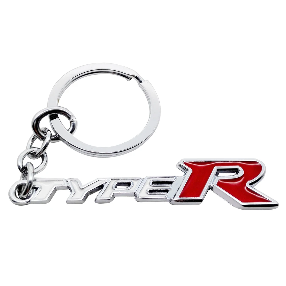 Автомобильные аксессуары брелок для ключей Type R модный металлический подвеска