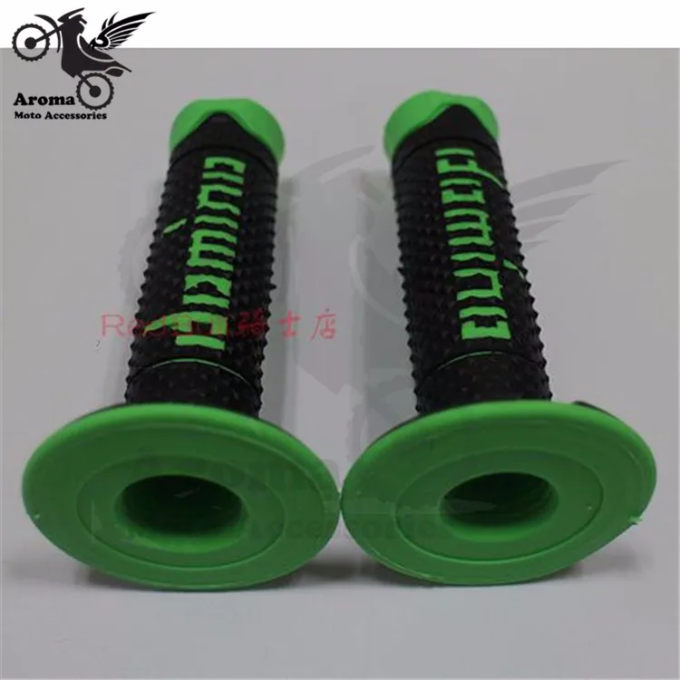 colorful universal 22MM motorbike handle bar grip parts racing moto handle grips rubber for honda suzuki yamaha KTM domino motocross accessories dirtbike hand grips pitbike part dirt pit bike grip motorcycle handlebar
