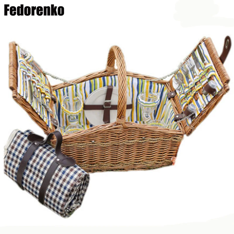 Featured image of post Simple Way to Picnic Basket Set For 4 Person