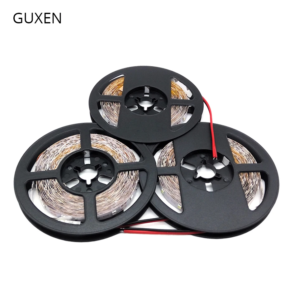 GUXEN светодиодные полосы DC12V SMD2835 300led 60 светодиодов/m лампа гибкий стержень