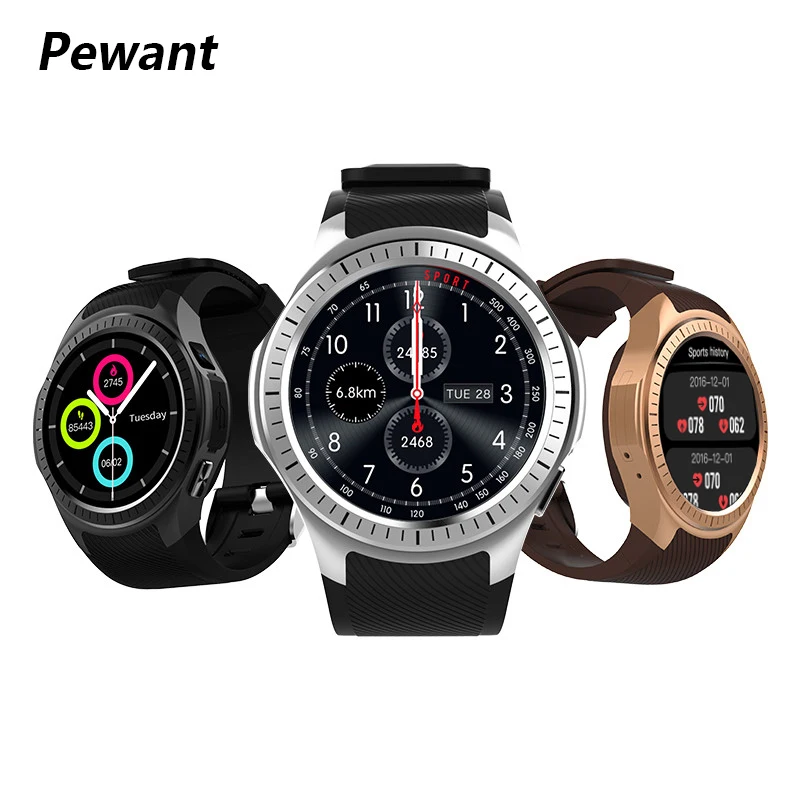 2018 Pewant Смарт-часы gps MTK2503 с компасом Шагомер Smartwatch Поддержка Фитнес крови Давление монитор для iOS андроид