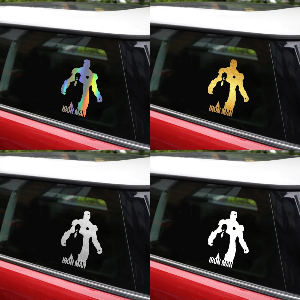 15センチアイアンマンステッカー車のスタイリングステッカーとデカール車体リアウィンドウステッカー Car Styling Stickers Rear Window Stickersstickers And Decals Aliexpress