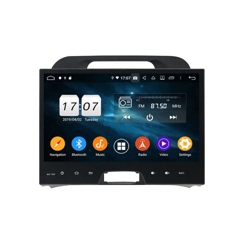 ROM 64 ГБ Android 8,0 для KIA Sportage 2010-2012 Octa Core PX5 DVD мультимедиа плеер gps навигации Авторадио dvd-плеер