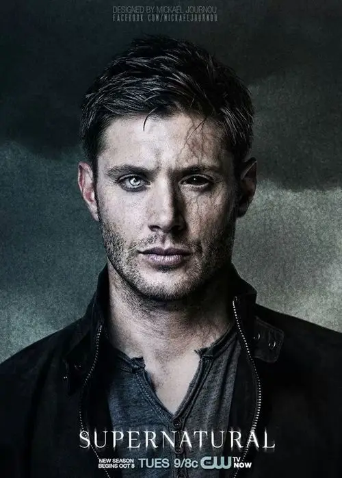 

Dean Winchester Supernatural Poster Fantasy TV Vintage Retro Decorative DIY Wall Canvas Stickers Art Home Bar Posters Decor Gift