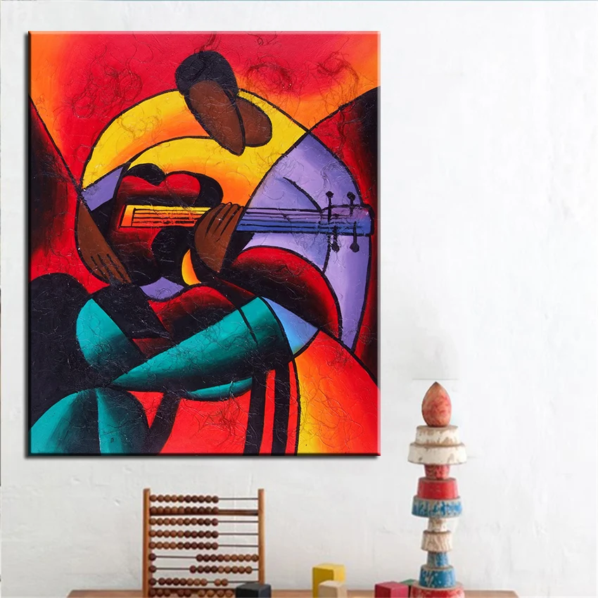 

NO FRAME Printed music studio ABSTRACT Oil Painting Canvas Prints Wall Painting For Living Room Decorations