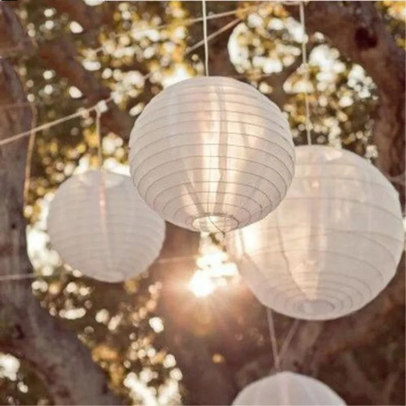 100 pieces per lot White Chinese Paper Lantern Wedding Children's