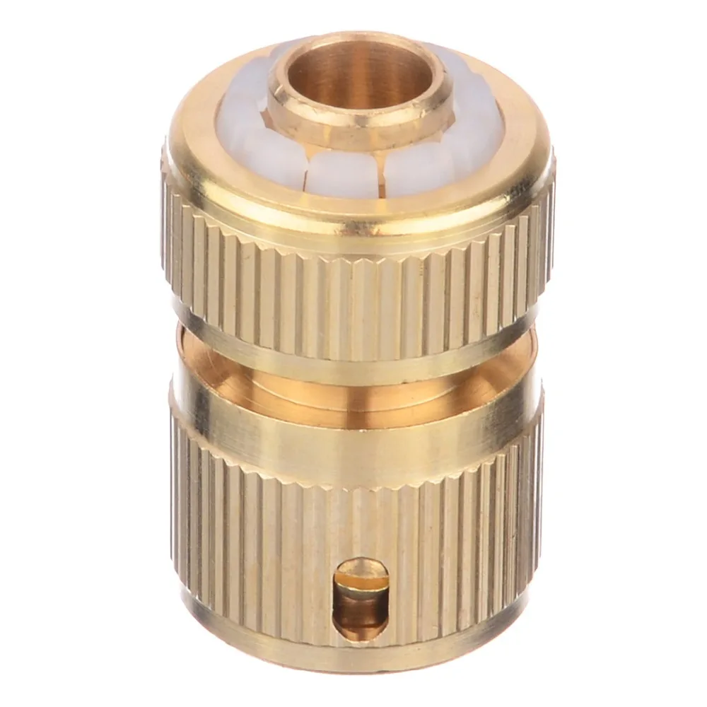 10 Type 16mm Threaded Brass Garden Hose Tap Connector Garden Water Pipe Quick Connectors for Watering Irrigation System