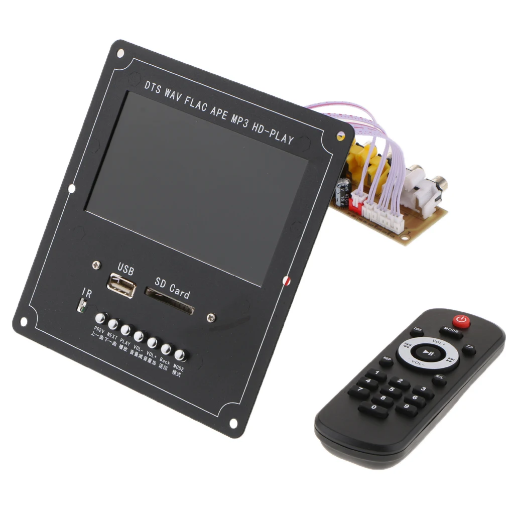 

Car Audio MP3 Decoder Board USB SD Card Bluetooth Module With Remote&Plate