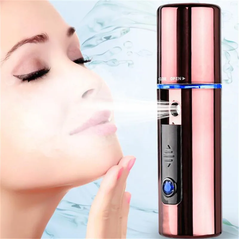 Kemei Portable Ultrasonic Nano Facial Steamer Handy Strong Spray Strength face care beauty machine Rechargeable |