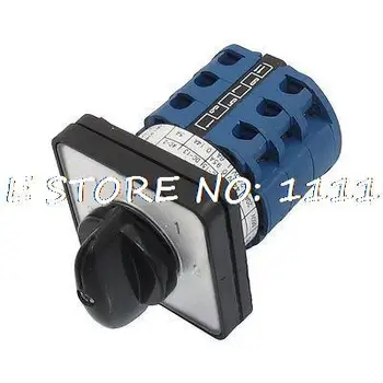 

Electric 5 Position 12 Terminals Rotary Cam Changeover Switch 660V 20A