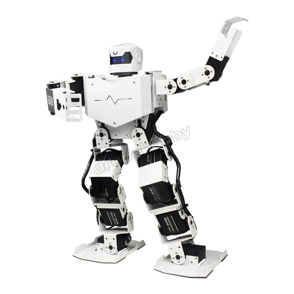 

16DOF Humanoid Bipedal Robot with MP3 High precision digital Servos all metal Contest Dance Robot for Arduino robotic Education