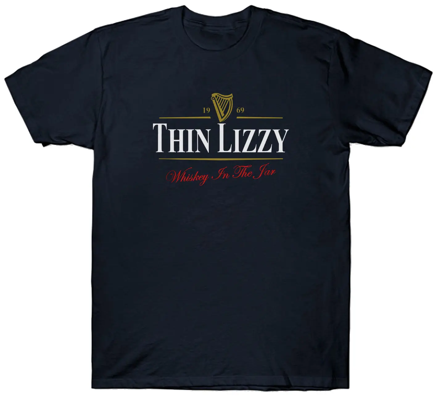 

THIN LIZZY GUINNESS T SHIRT FUNNY RETRO VINTAGE TOP Cool Casual pride t shirt men Unisex New Fashion tshirt Loose Size top ajax