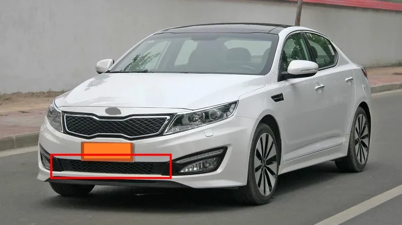 Авто передний бампер Нижняя решетка отделка украшения грили для kia Optima K5 2011-2013 1 шт