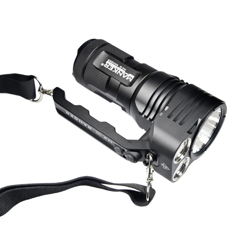 Светодиодный фонарик Manker MK39 Ranger 6000 люмен CREE XHP35 HI + 8x XHPG3 / Nichia 219C батарея